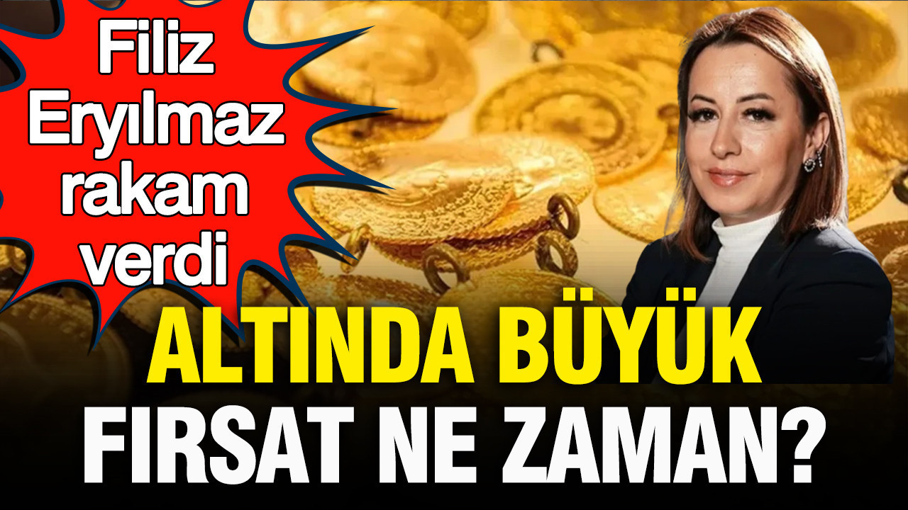 Filiz Eryılmaz altında rakam verip uyardı: Altında büyük fırsat ne zaman?