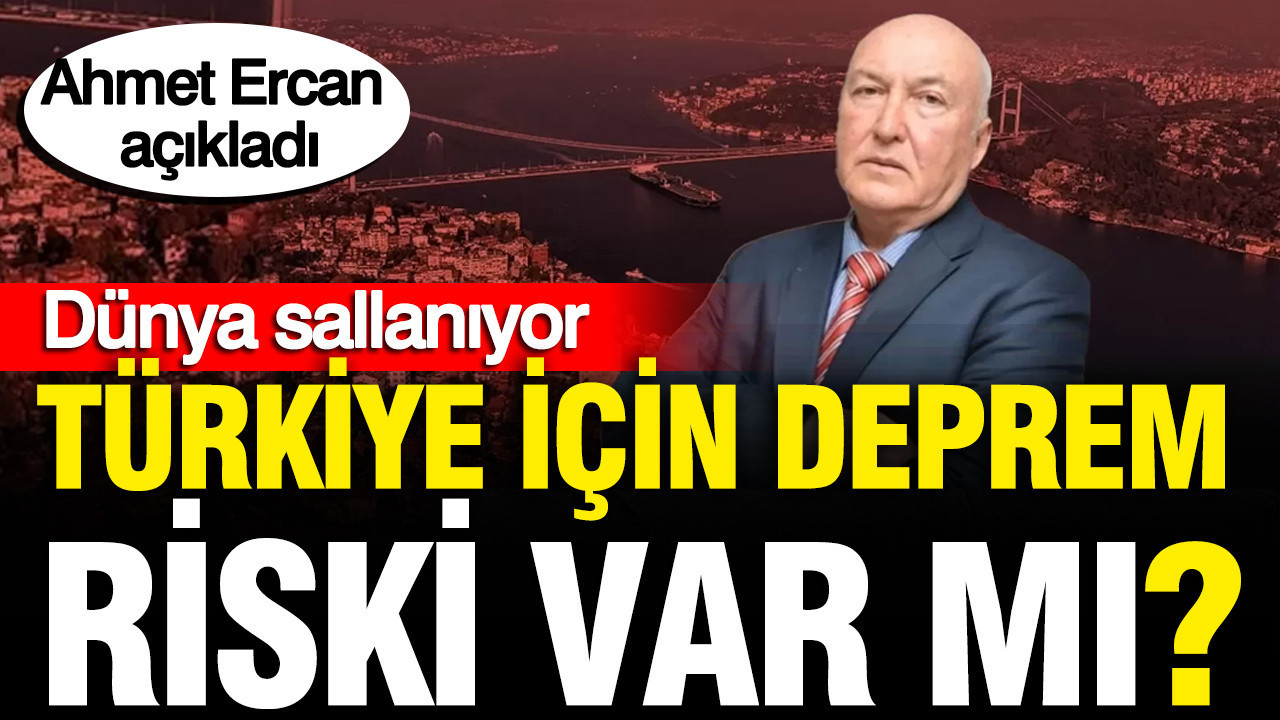 Dünyada Ardışık Sarsıntılar: Ahmet Ercan Türkiye İçin Deprem Riski Hakkında Neler Söyledi?
